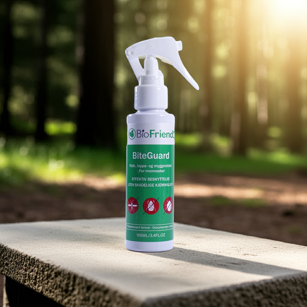 🦟BiteGuard – Flått, loppe og myggmiddel for mennesker