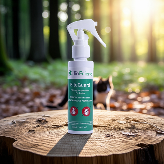 🐱BiteGuard – Flått og loppemiddel for katt