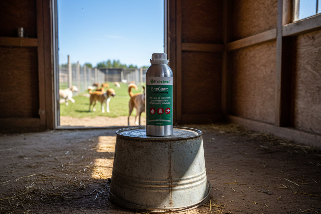 👩🐶BiteGuard Områdebehandling – Flått, lus og loppemiddel