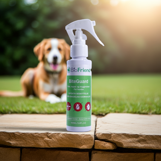 🐶 BiteGuard – Flått, loppe og myggmiddel for hunder